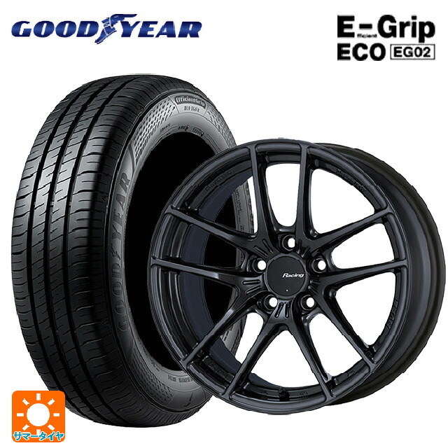 225/45R18 95W XL グッドイヤー エフィシェントグリップ エコ EG02 エンケイ レーシング NVR5 GM 18-7.5J 国産車用 サマータイヤホイール4本セット