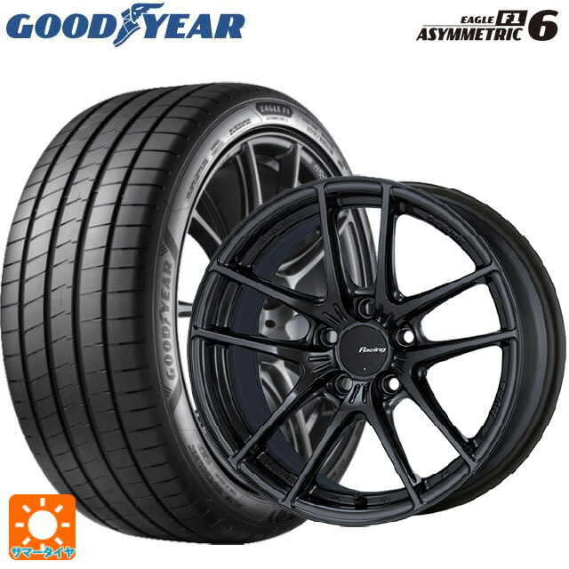 245/45R19 102Y XL グッドイヤー イーグル F1 アシメトリック6 エンケイ レーシング NVR5 GM 19-8.5J 国産車用 サマータイヤホイール4本セット｜タイヤホイール専門店コニシタイヤ