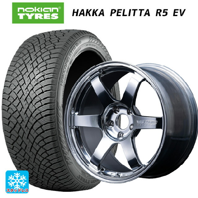 トヨタ bZ4X(11/15系)用 235/60R18 107R XL ノキアン ハッカペリッタR5 EV レイズ ボルクレーシング TE37サーガ Sプラス A.S.T. CB 新品スタッドレスタイヤホイール 4本セット