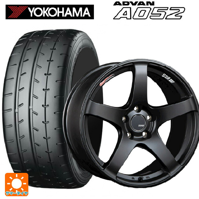 トヨタ GRカローラ(4BA-GZEA14H)用 235/40R18 95Y XL ヨコハマ アドバン A052 正規品 タナベ SSR GT V01 フラットブラック 新品サマータイヤホイール 4本セット