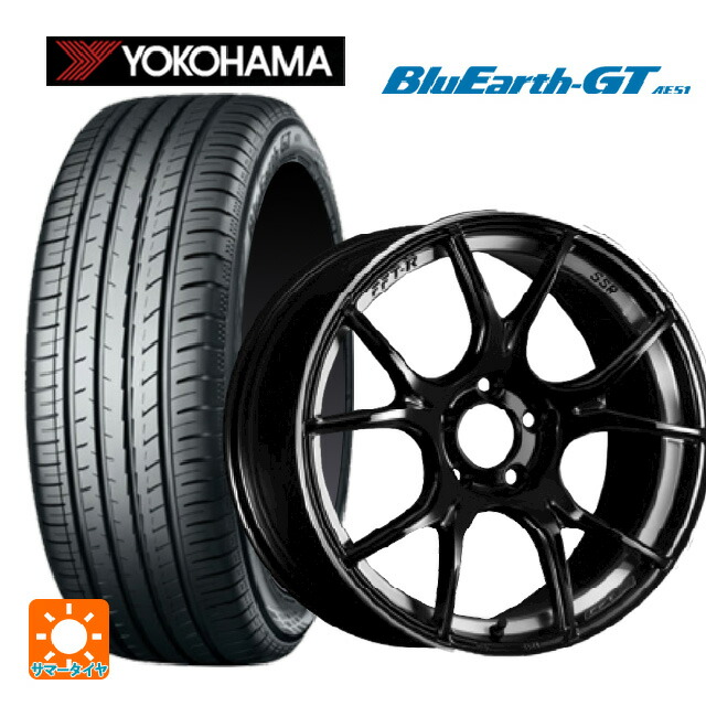 215/55R17 98W XL ヨコハマ ブルーアースGT AE51 タナベ SSR GT X02 グロスブラック 17-7J 国産車用 サマータイヤホイール4本セット｜タイヤホイール専門店コニシタイヤ