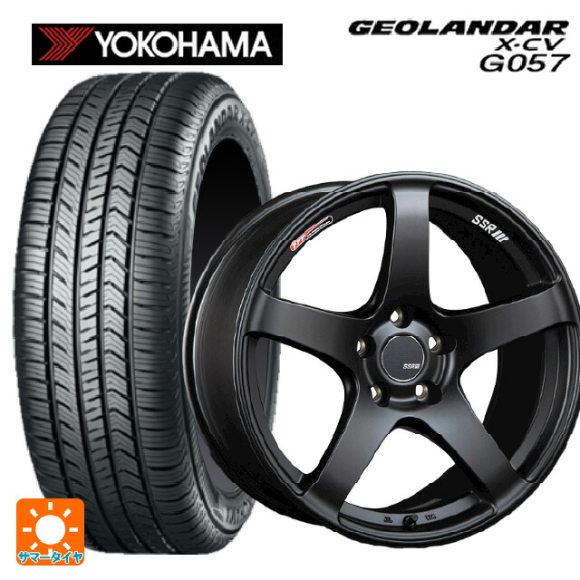 トヨタ RAV4(50系)用 235/55R19 105W XL ヨコハマ ジオランダー X-CV G057 正規品 タナベ SSR GT V01 フラットブラック 新品サマータイヤホイール 4本セット｜タイヤホイール専門店コニシタイヤ