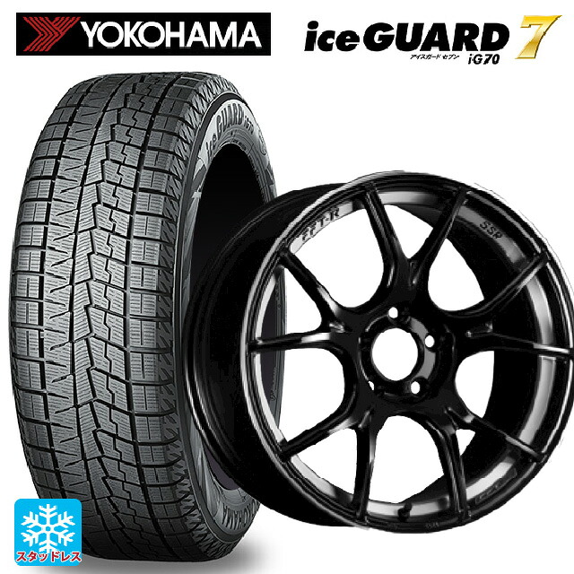 185/60R16 86Q ヨコハマ アイスガード7(IG70) # タナベ SSR GT X02 グロスブラック 16-6.5J 国産車用 スタッドレスタイヤホイール4本セット｜タイヤホイール専門店コニシタイヤ