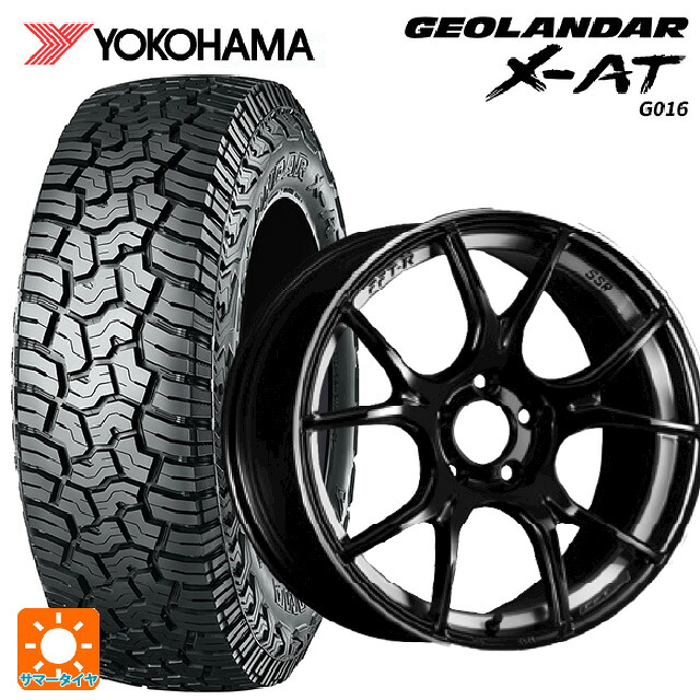 185/60R16 86H ヨコハマ ジオランダー X-AT G016 ブラックレター 正規品 タナベ SSR GT X02 グロスブラック 16-6.5J 国産車用 サマータイヤホイール4本セット