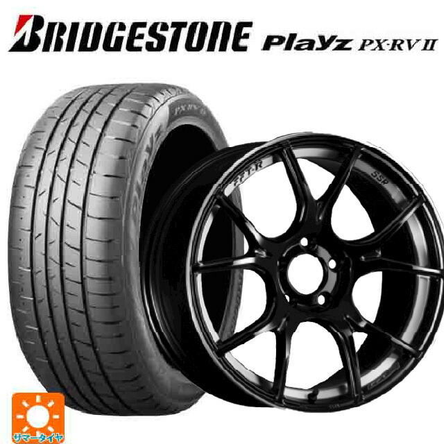 トヨタ ライズ（ガソリン車）(A200/A210)用 195/65R16 92V ブリヂストン プレイズ PX-RV2 正規品 タナベ SSR GT X02 グロスブラック 新品サマータイヤホイール 4本セット