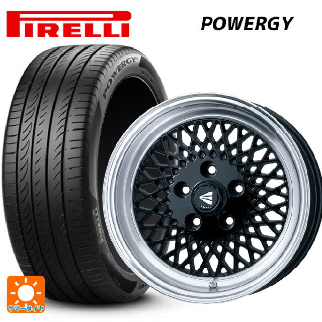 205/65R15 94V ピレリ パワジー 正規品 エンケイ ネオクラシック エンケイ 92 ブラックwithマシンドリップ 15-7J 国産車用 サマータイヤホイール4本セット 84,898円