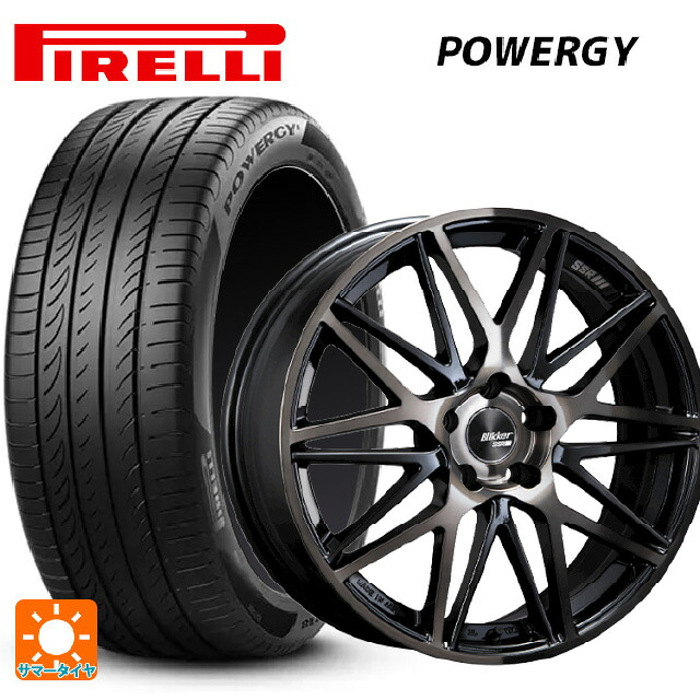 スバル レヴォーグ(VN系)用 225/40R19 93Y XL ピレリ パワジー 正規品 タナベ SSR ブリッカー01M ブラックブロンズ 新品サマータイヤホイール 4本セット