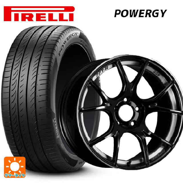 ニッサン ノートオーラ(E13)用 205/50R17 93V XL ピレリ パワジー 正規品 タナベ SSR GT X02 グロスブラック 新品サマータイヤホイール 4本セット