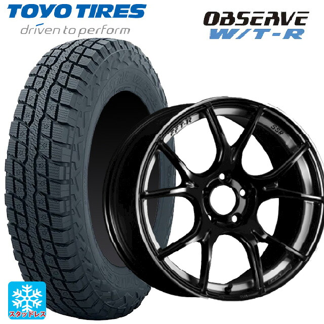 245/65R17 111Q XL トーヨー オブザーブ W/T-R タナベ SSR GT X02 グロスブラック 17-7J 国産車用 スタッドレスタイヤホイール4本セット|タイヤホイール専門店コニシタイヤ