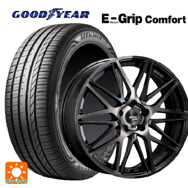 ミツビシ デリカD:5(3DA系)用 245/45R19 102W XL グッドイヤー エフィシェントグリップ コンフォート タナベ SSR ブリッカー01M ブラックブロンズ 新品サマータイヤホイール 4本セット