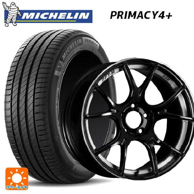 195/50R16 88V XL ミシュラン プライマシー4+ 正規品 タナベ SSR GT X02 グロスブラック 16-6.5J 国産車用 サマータイヤホイール4本セット|タイヤホイール専門店コニシタイヤ