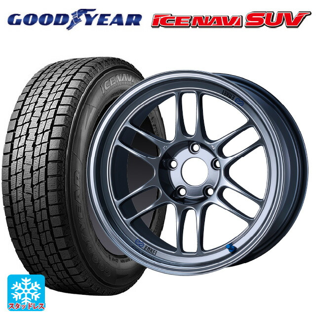 225/65R17 102Q グッドイヤー アイスナビ SUV # エンケイ レーシング RPF1 SBC 17-7J 国産車用 スタッドレスタイヤホイール4本セット|タイヤホイール専門店コニシタイヤ