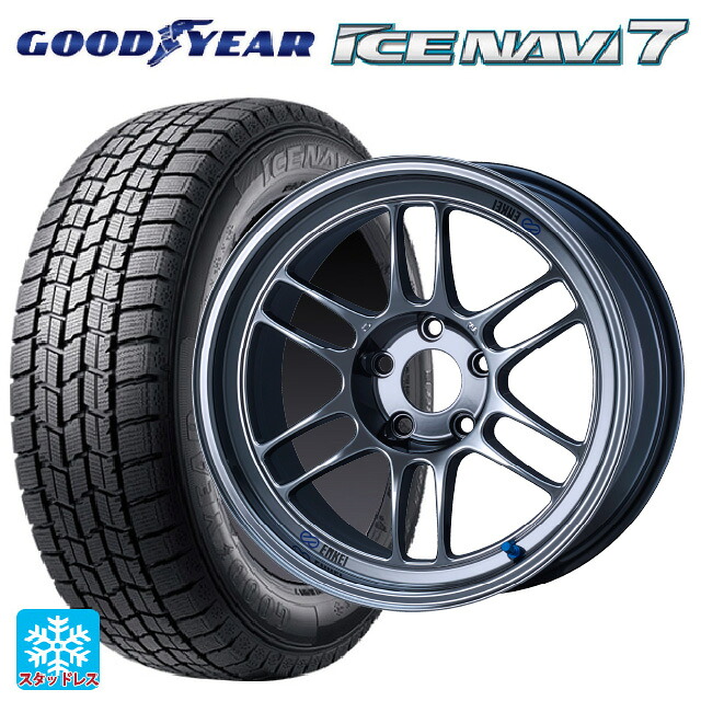 トヨタ アルファード(30系)用 235/50R18 97Q グッドイヤー アイスナビ7(数量限定) # エンケイ レーシング RPF1 SBC 新品スタッドレスタイヤホイール 4本セット|タイヤホイール専門店コニシタイヤ