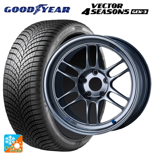 205/50R17 93W XL グッドイヤー ベクター4シーズンズ ジェン3 エンケイ レーシング RPF1 SBC 17-7J 国産車用 オールシーズンタイヤホイール4本セット｜タイヤホイール専門店コニシタイヤ 155,245円