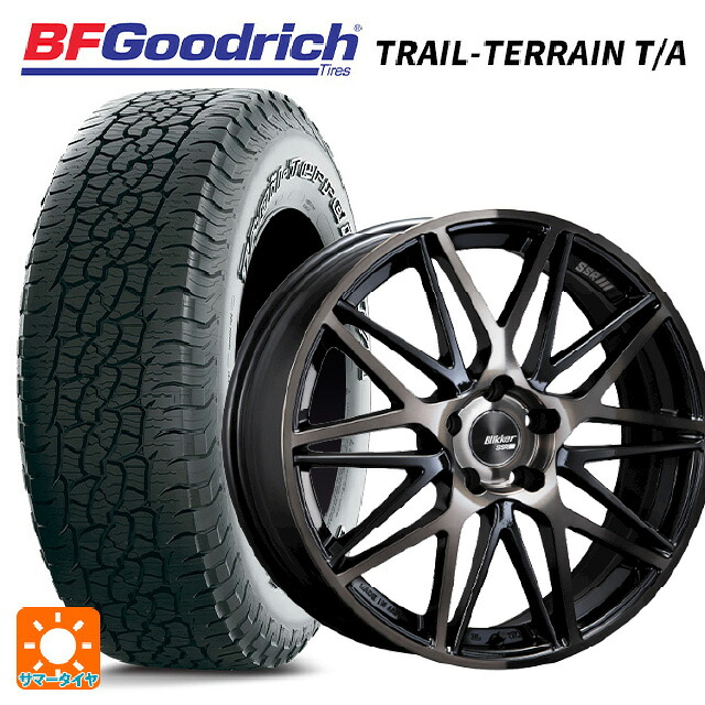 245/65R17 111T XL BFグッドリッチ トレイルテレーン T/A ホワイトレター 正規品 タナベ SSR ブリッカー01M ブラックブロンズ 17-7J 国産車用 サマータイヤホイール4本セット