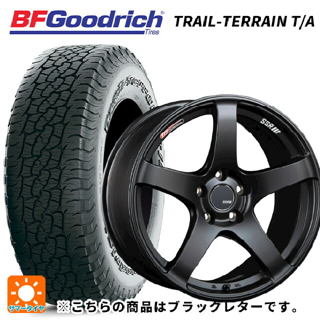 トヨタ bZ4X(11/15系)用 235/60R18 107H XL BFグッドリッチ トレイルテレーン T/A ブラックレター 正規品 タナベ SSR GT V01 フラットブラック 新品サマータイヤホイール 4本セット 155,640円