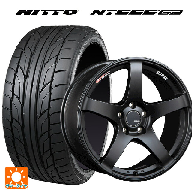 225/35R19 88Y XL ニットー NT555 G2 タナベ SSR GT V01 フラットブラック 19-8.5J 国産車用 サマータイヤホイール4本セット｜タイヤホイール専門店コニシタイヤ