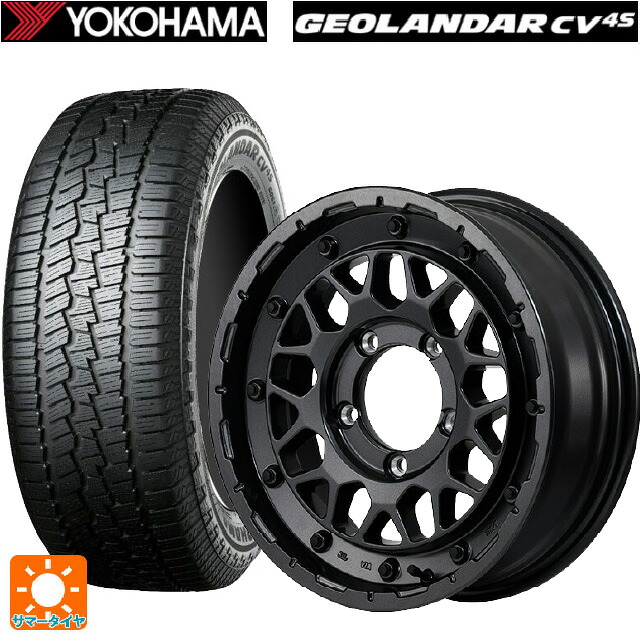 スズキ ジムニー(64系)用 215/70R16 100H ヨコハマ ジオランダー CV G058 正規品 エムアイディー ナイトロパワー M29 スティンガー バレルブラック 新品サマータイヤホイール 4本セット 93,170円