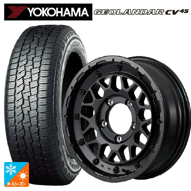 215/65R16 98H ヨコハマ ジオランダー CV 4S G061 正規品 エムアイディー ナイトロパワー M29 スティンガー バレルブラック 16-5.5J 国産車用 オールシーズンタイヤホイール4本セット
