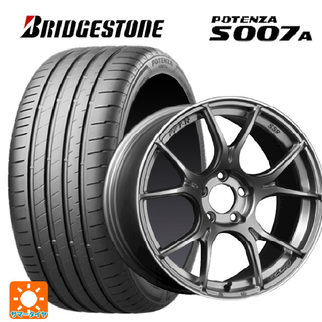 205/45R17 88Y XL ブリヂストン ポテンザ S007A 正規品 タナベ SSR GT X02 ダークシルバー 17-7J 国産車用 サマータイヤホイール4本セット|タイヤホイール専門店コニシタイヤ