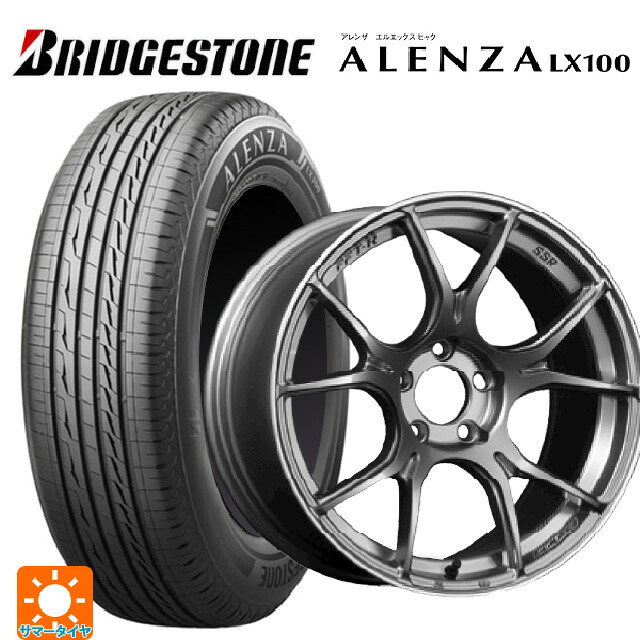 225/60R17 99H ブリヂストン アレンザLX100 正規品 # タナベ SSR GT X02 ダークシルバー 17-7J 国産車用 サマータイヤホイール4本セット