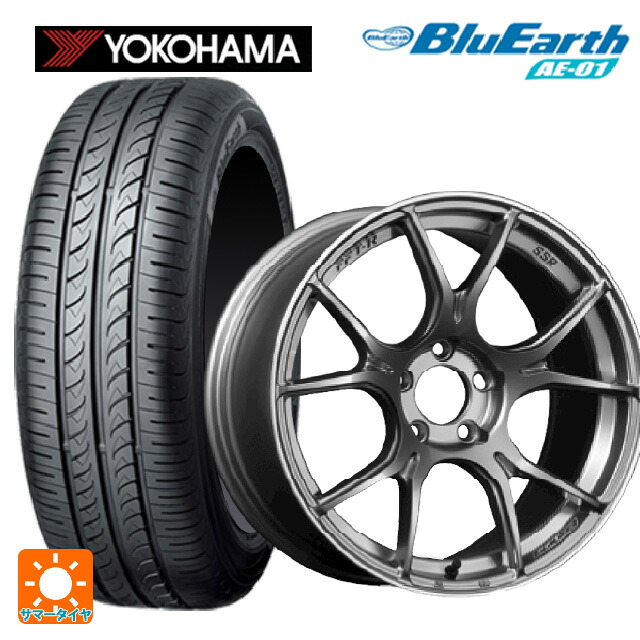 175/60R16 82H ヨコハマ ブルーアース AE01 タナベ SSR GT X02 ダークシルバー 16-6.5J 国産車用 サマータイヤホイール4本セット