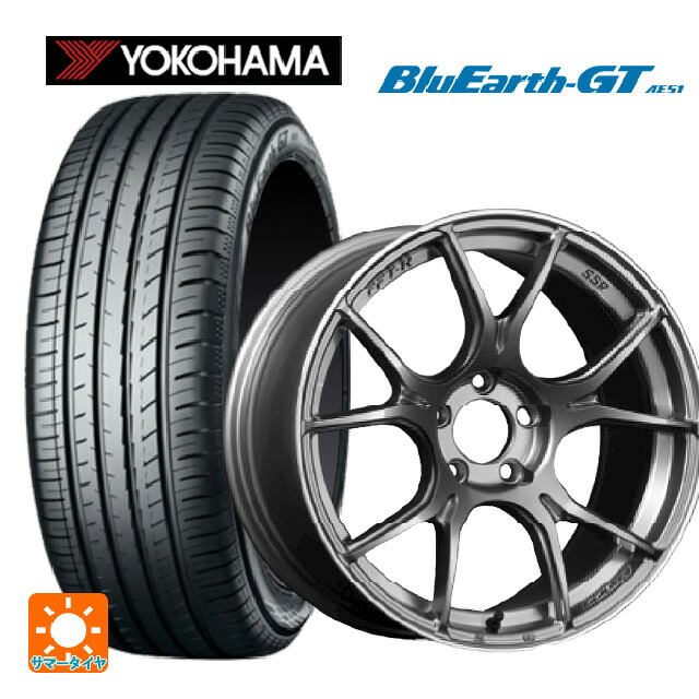 185/60R16 86H ヨコハマ ブルーアースGT AE51 タナベ SSR GT X02 ダークシルバー 16-6.5J 国産車用 サマータイヤホイール4本セット