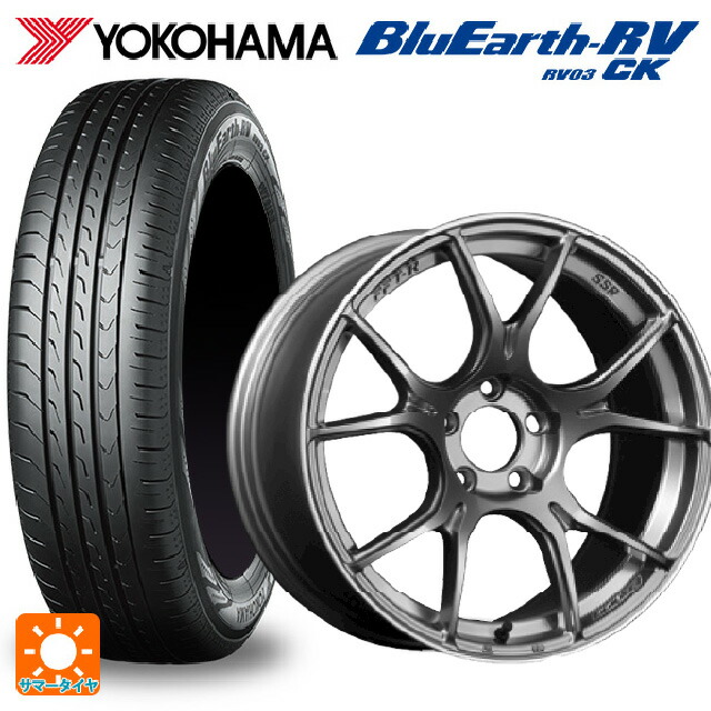 175/60R16 82H ヨコハマ ブルーアース RV03CK # タナベ SSR GT X02 ダークシルバー 16-6.5J 国産車用 サマータイヤホイール4本セット