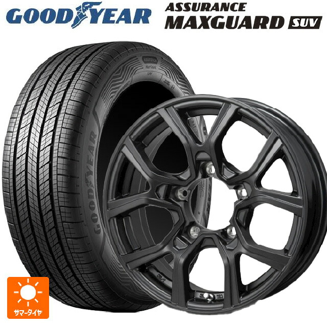 スズキ ジムニーノマド(JC74W)用 215/70R16 100H グッドイヤー アシュアランス マックスガード SUV ジャパン三陽 カゼラ H301 マットガンメタリック 新品サマータイヤホイール 5本セット