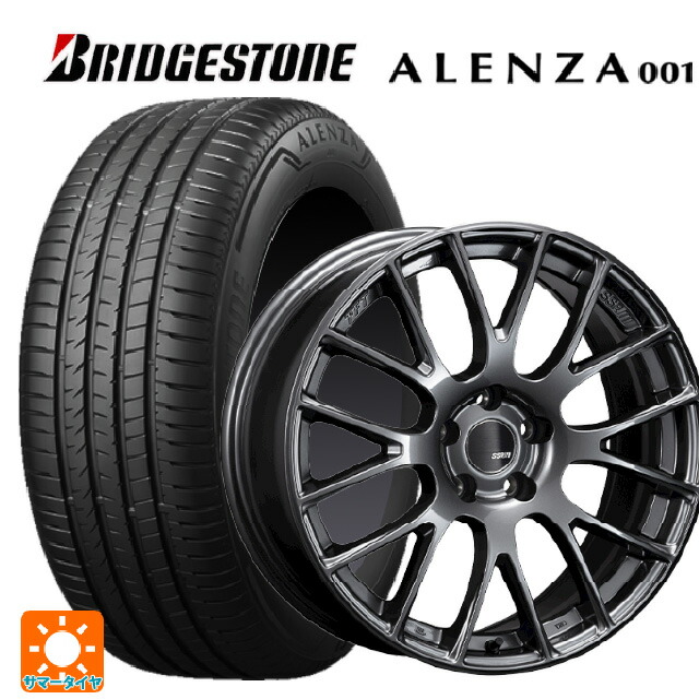 235/55R18 100V ブリヂストン アレンザ001 正規品 # タナベ SSR GTV04 METALLIC GRAY 18-8.5J 国産車用 サマータイヤホイール4本セット