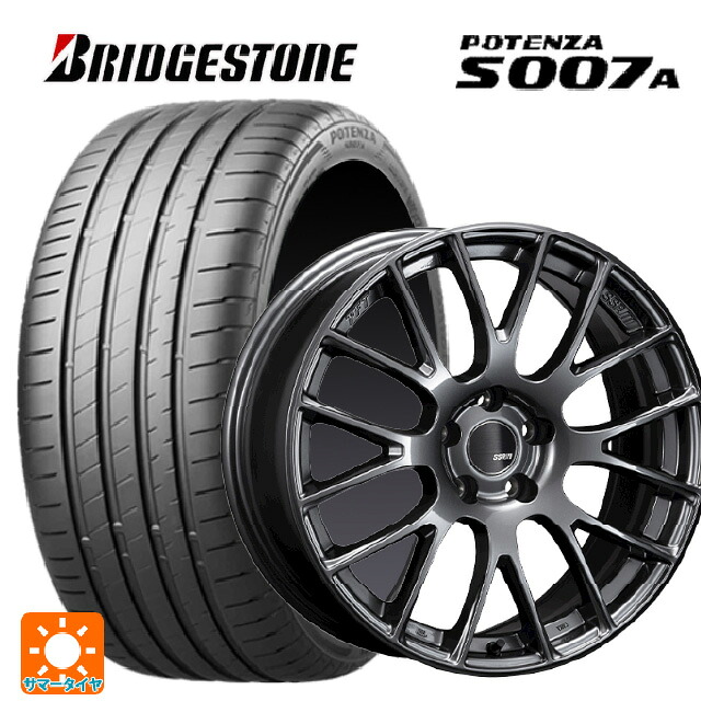 235/50R18 101Y XL ブリヂストン ポテンザ S007A 正規品 タナベ SSR GTV04 METALLIC GRAY 18-8.5J 国産車用 サマータイヤホイール4本セット