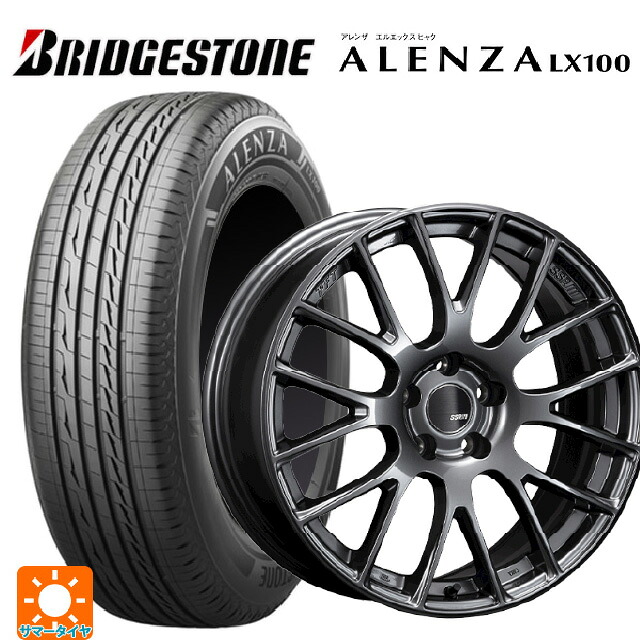 215/50R18 92V ブリヂストン アレンザLX100 正規品 タナベ SSR GTV04 METALLIC GRAY 18-7.5J 国産車用 サマータイヤホイール4本セット