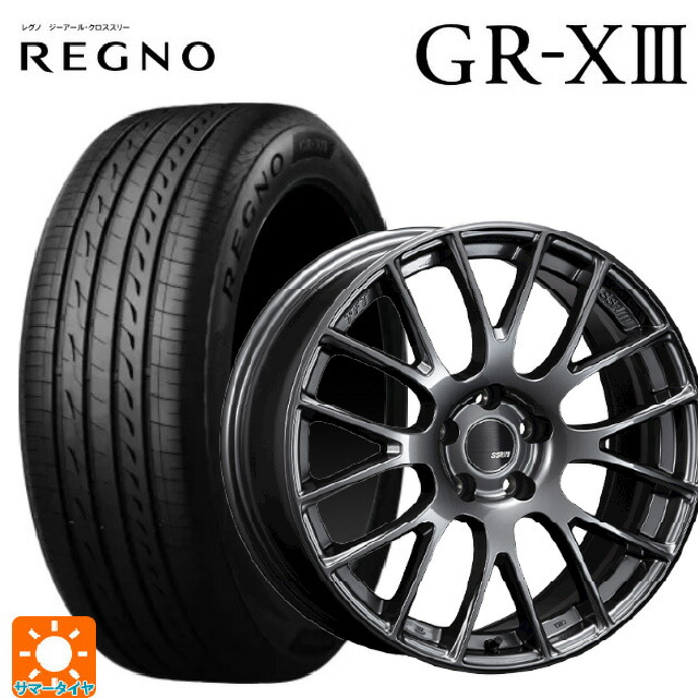 225/40R19 93W XL ブリヂストン レグノ GR-X3 正規品 # タナベ SSR GTV04 METALLIC GRAY 19-8.5J 国産車用 サマータイヤホイール4本セット｜タイヤホイール専門店コニシタイヤ