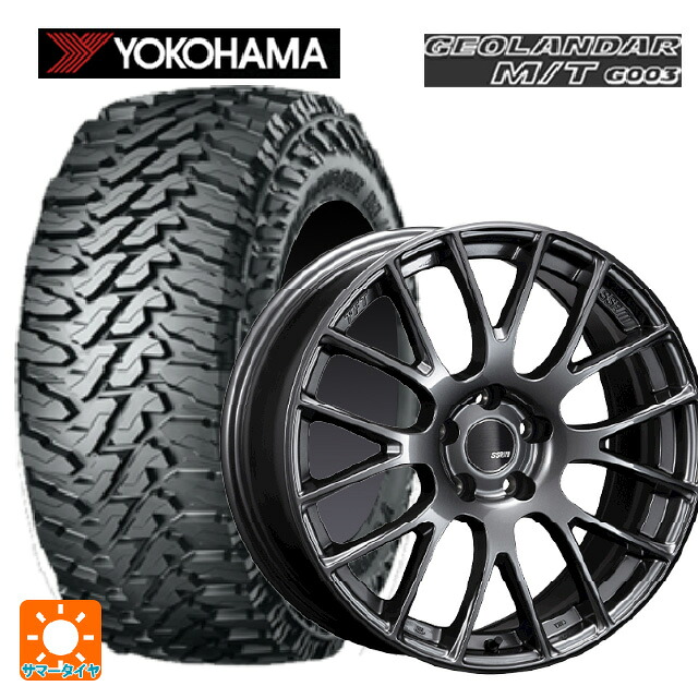 2024年製 225/65R17 107/103Q ヨコハマ ジオランダー M/T G003 正規品 # タナベ SSR GTV04 METALLIC GRAY 17-7J 国産車用 サマータイヤホイール4本セット｜タイヤホイール専門店コニシタイヤ 116,450円