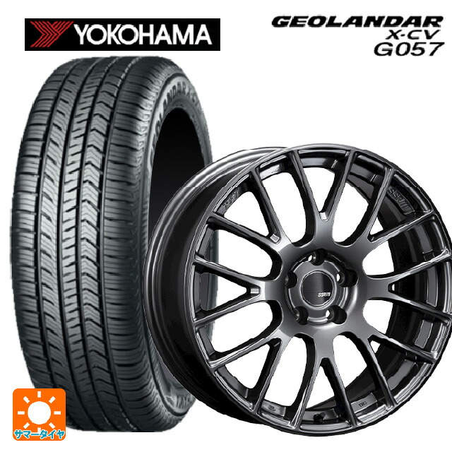 トヨタ RAV4(50系)用 235/55R19 105W XL ヨコハマ ジオランダー X-CV G057 正規品 タナベ SSR GTV04 METALLIC GRAY 新品サマータイヤホイール 4本セット|タイヤホイール専門店コニシタイヤ