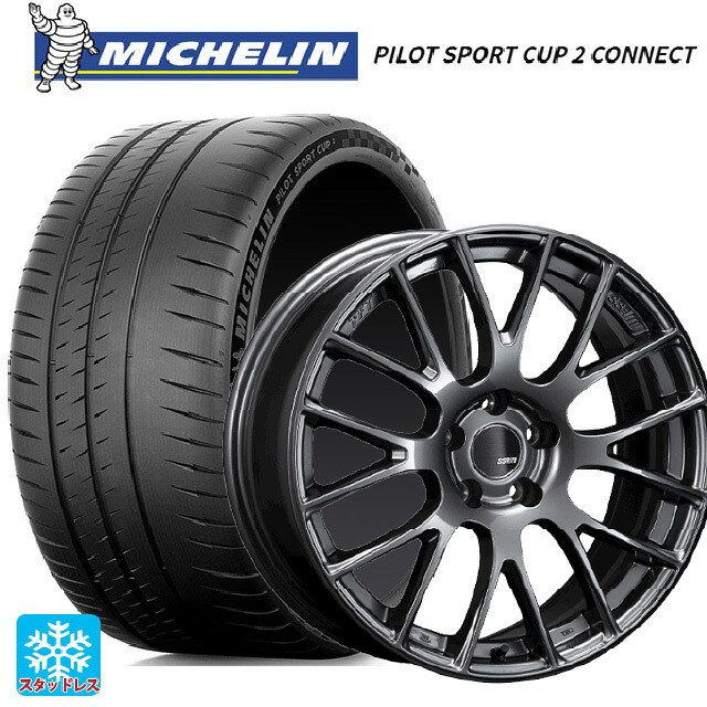 トヨタ GR86(ZN8)用 225/40R18 92Y XL ミシュラン 正規品 パイロットスポーツカップ2コネクト タナベ SSR GTV04 METALLIC GRAY 新品サマータイヤホイール 4本セット