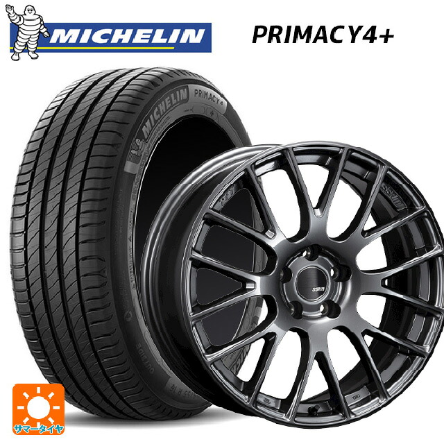 195/50R16 88V XL ミシュラン プライマシー4＋ 正規品 タナベ SSR GTV04 METALLIC GRAY 16-6J 国産車用 サマータイヤホイール4本セット｜タイヤホイール専門店コニシタイヤ