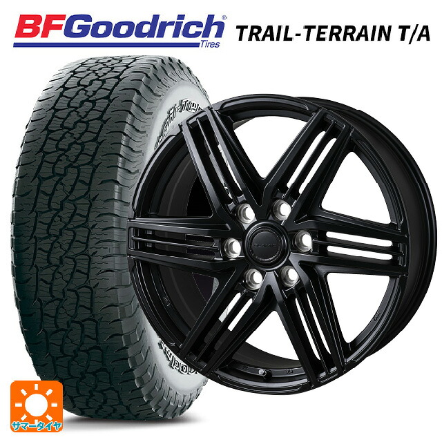 トヨタ ランドクルーザー250(250系)用 275/65R18 116T BFグッドリッチ トレイルテレーン T/A ホワイトレター 正規品 # ジャパン三陽 グラミック LX S サテンブラック 新品サマータイヤホイール 4本セット｜タイヤホイール専門店コニシタイヤ