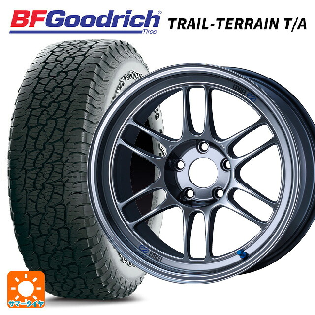 245/65R17 111T XL BFグッドリッチ トレイルテレーン T/A ホワイトレター 正規品 エンケイ レーシング RPF1 SBC 17-7J 国産車用 サマータイヤホイール4本セット