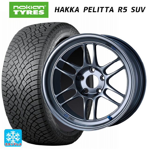 215/60R17 100R XL ノキアン ハッカペリッタR5 SUV エンケイ レーシング RPF1 SBC 17-7J 国産車用 スタッドレスタイヤホイール4本セット