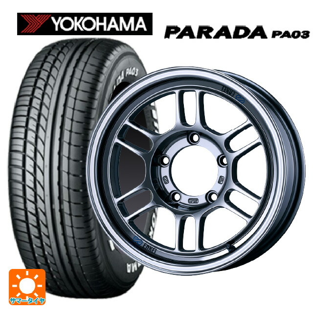 215/65R16 109/107S ヨコハマ パラダ PA03 ホワイトレター エンケイ オールロード RPT1 SBC 16-5.5J 国産車用 サマータイヤホイール4本セット
