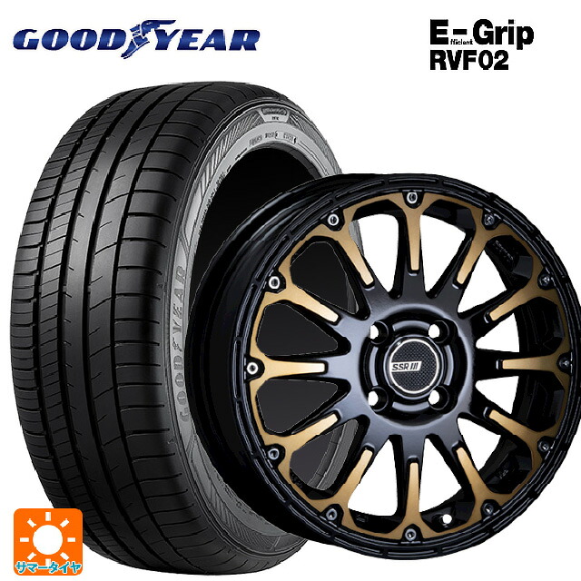 215/65R16 98H グッドイヤー エフィシェントグリップ RVF02 タナベ SSR ディバイド エフティー DEEP GOLD 16-5.5J 国産車用 サマータイヤホイール4本セット|タイヤホイール専門店コニシタイヤ