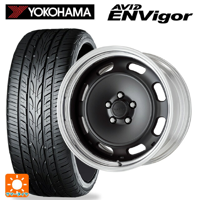 235/50R18 101W ヨコハマ エービット エンビガー S321 ワーク シーカー DT MBL 18-8.5J 国産車用 サマータイヤホイール4本セット