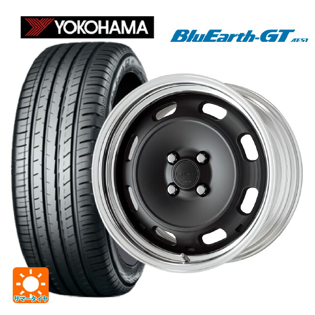 215/50R17 95W XL ヨコハマ ブルーアースGT AE51 ワーク シーカー DT MBL 17-7J 国産車用 サマータイヤホイール4本セット