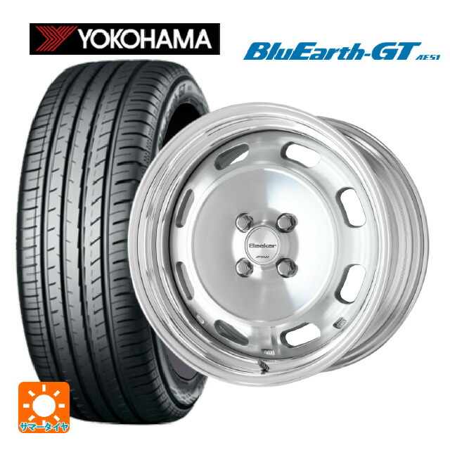225/50R18 95W ヨコハマ ブルーアースGT AE51 ワーク シーカー DT MSP 18-7.5J 国産車用 サマータイヤホイール4本セット