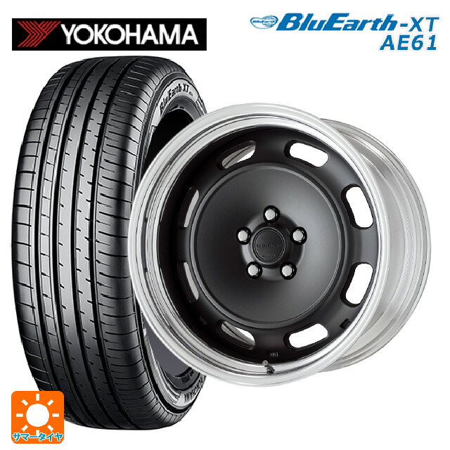 225/50R18 95V ヨコハマ ブルーアースXT AE61 ワーク シーカー DT MBL 18-8J 国産車用 サマータイヤホイール4本セット