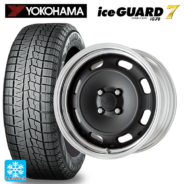 215/50R17 91Q ヨコハマ アイスガード7(IG70) # ワーク シーカー DT MBL 17-7J 国産車用 スタッドレスタイヤホイール4本セット