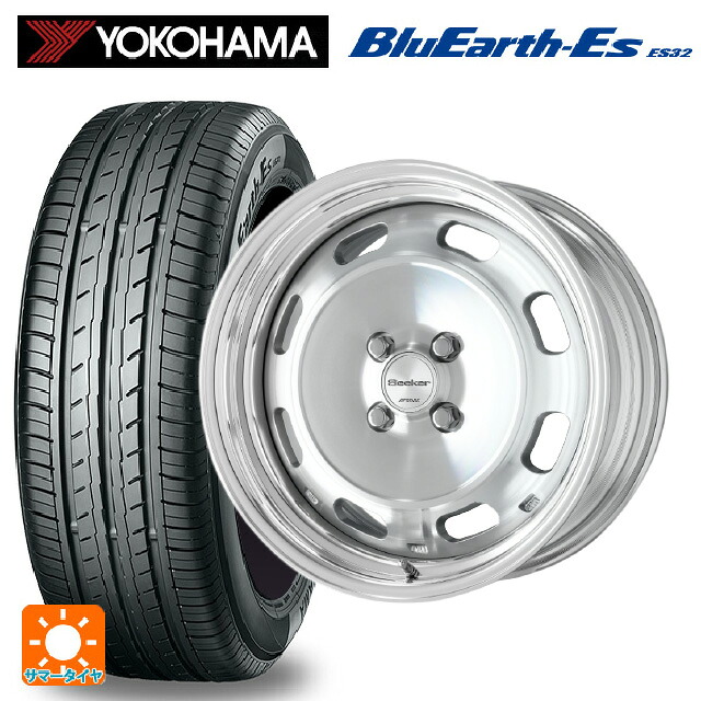 185/60R16 86H ヨコハマ ブルーアースEs ES32 ワーク シーカー DT MSP 16-6J 国産車用 サマータイヤホイール4本セット