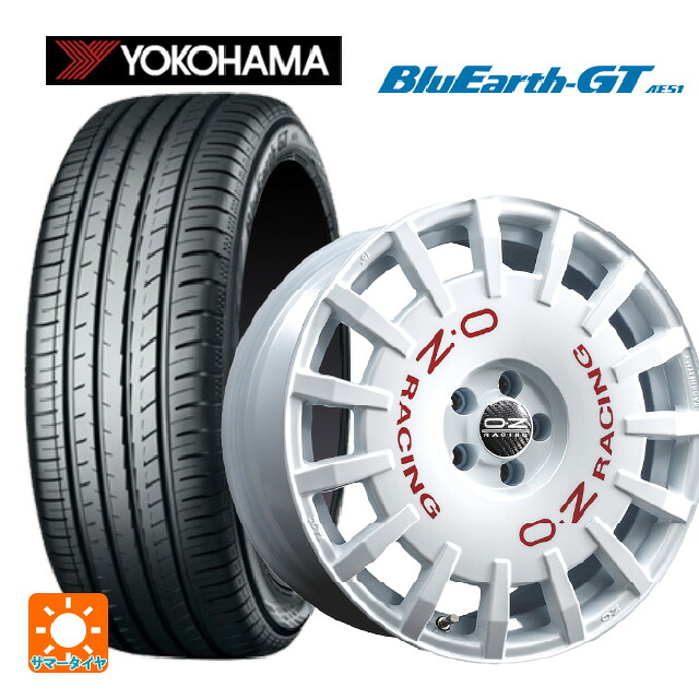 225/45R18 95W XL ヨコハマ ブルーアースGT AE51 オーゼット レーシング ラリーレーシング WH 18-8J 国産車用 サマータイヤホイール4本セット
