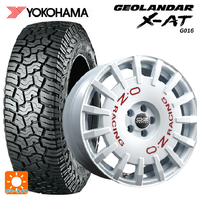 215/70R16 100/97Q ヨコハマ ジオランダー X-AT G016 ブラックレター 正規品 オーゼット レーシング ラリーレーシング WH 16-6.5J 国産車用 サマータイヤホイール4本セット